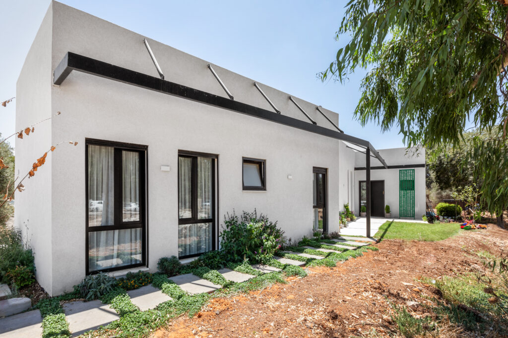 שלד פלדה אדריכלות מודרנית בית פרטי